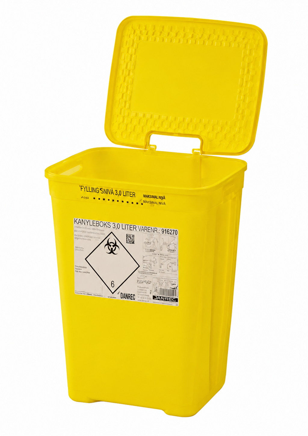 Beholder risikoavfall 50 liter - Strømbergs AS
