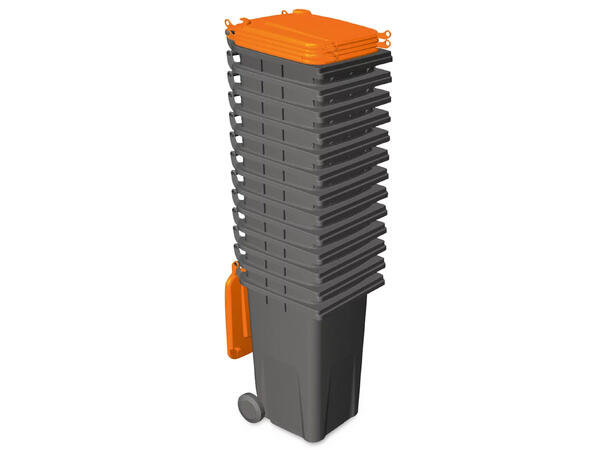 Avfallsbeholder 360 liter med 2 hjul
