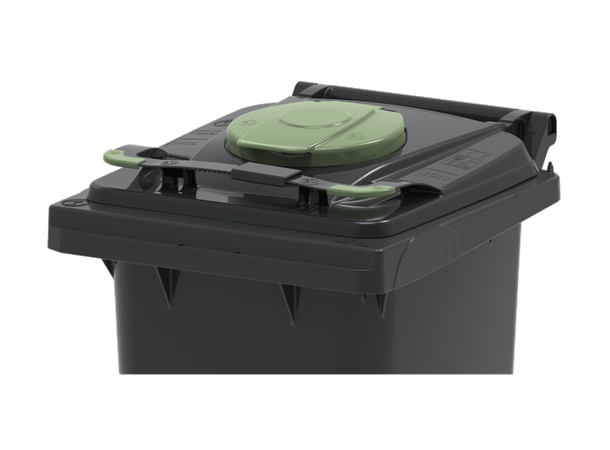 Avfallsbeholder 2 hjul 140 liter