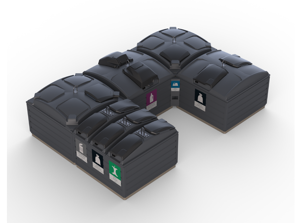 Finncont Modul for avfall under bakkan