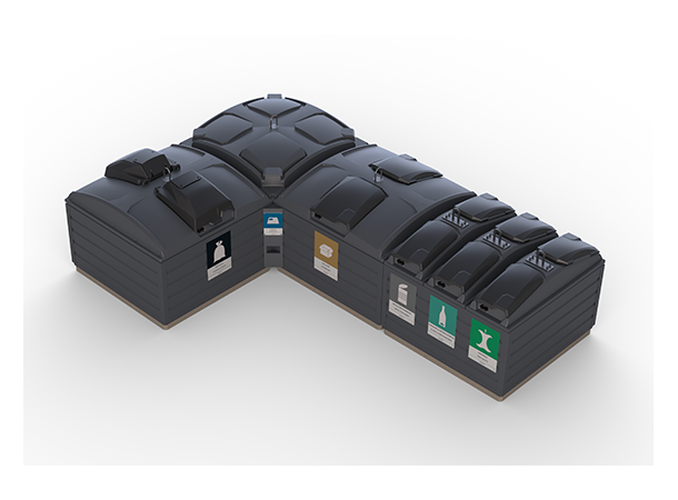 Finncont Modul for avfall under bakkan