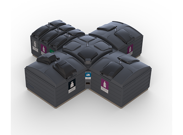 Finncont Modul for avfall under bakkan