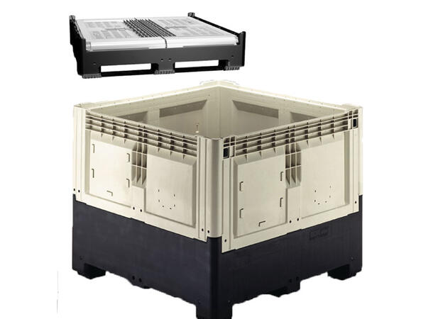 Smartbox brukervenlig plastcontainer sammenleggbar