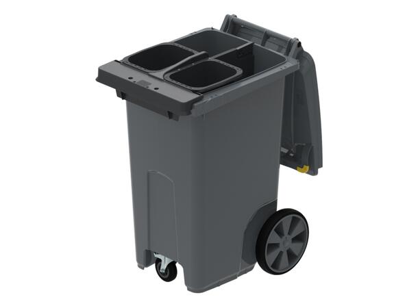 Avfallsbeholder med inndelinger