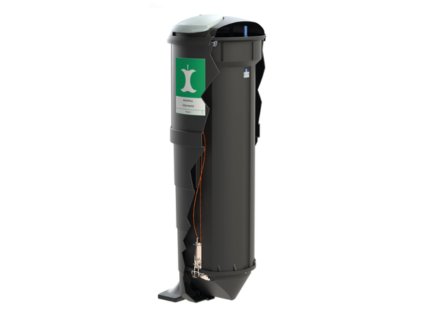 Avfall under bakken rund modell