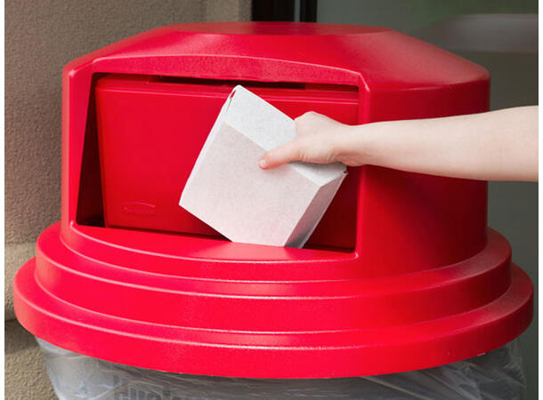 Brute Dome Top rød for fat 200L 