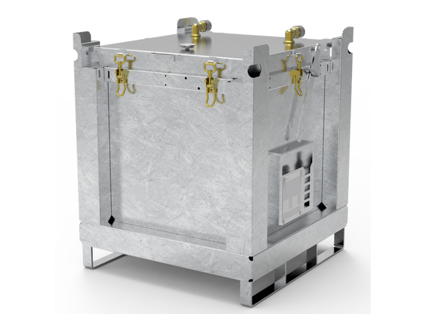 Container for Li-ion-batterier