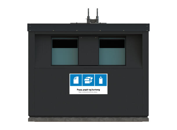 Metro Flex bunntømt overflatecontainer 3000 liter