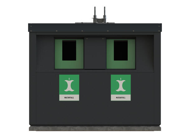 Metro Flex bunntømt overflatecontainer 3000 liter