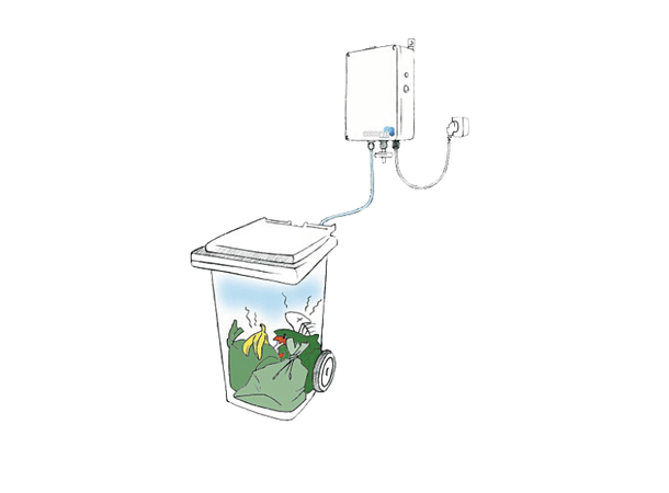 Ozongenerator fjerner vond lukt