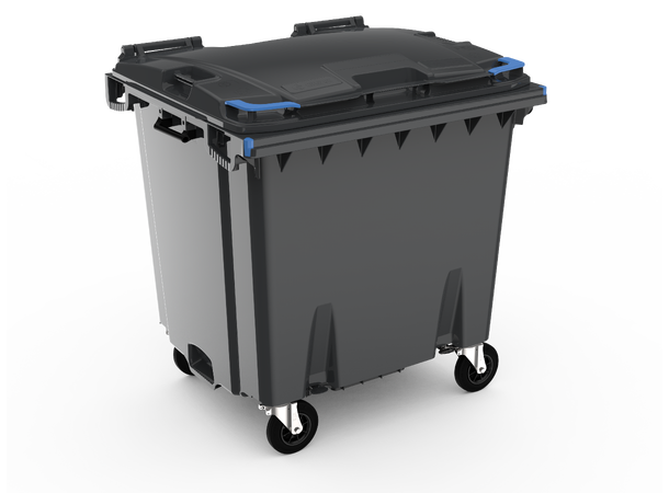 Avfallscontainer 1000 liter 4 hjul