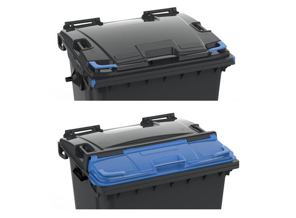 Avfallscontainer 1000 liter 4 hjul