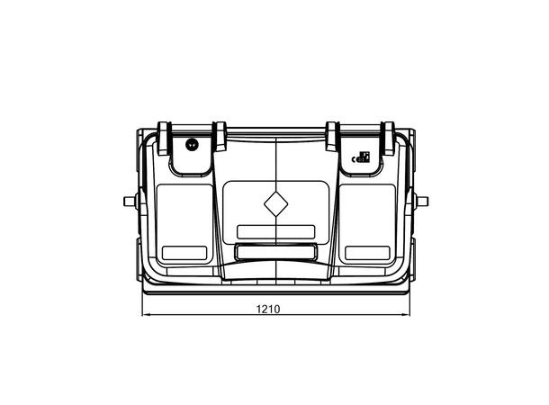 Avfallsbeholdere 660 SL