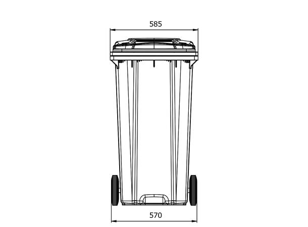 Avfallsbeholder 360 liter