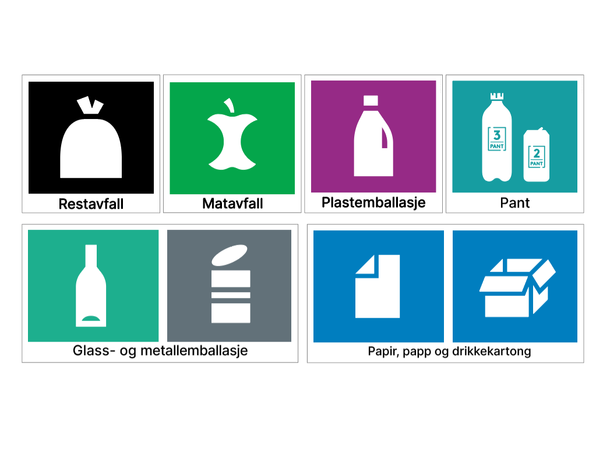 Fraksjonsmerker klistremerker