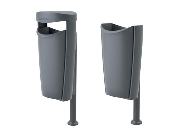 Avfallsbeholder 50 liter med moderne design