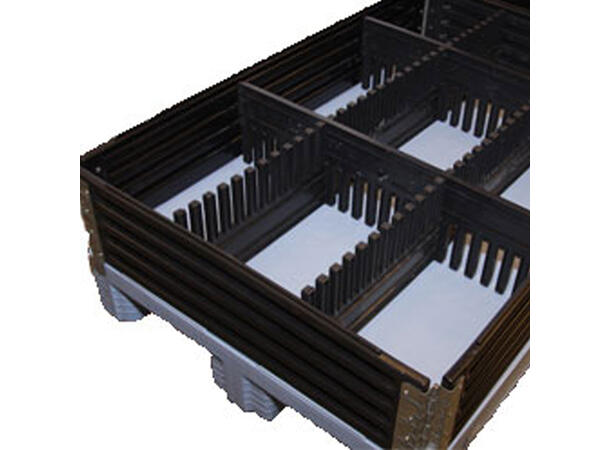 Romdeler for plastpall