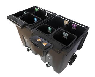 Quattro Select avfallsbeholdere